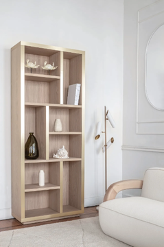 MAIORI - Open oak bookcase by DOM Edizioni - view 3